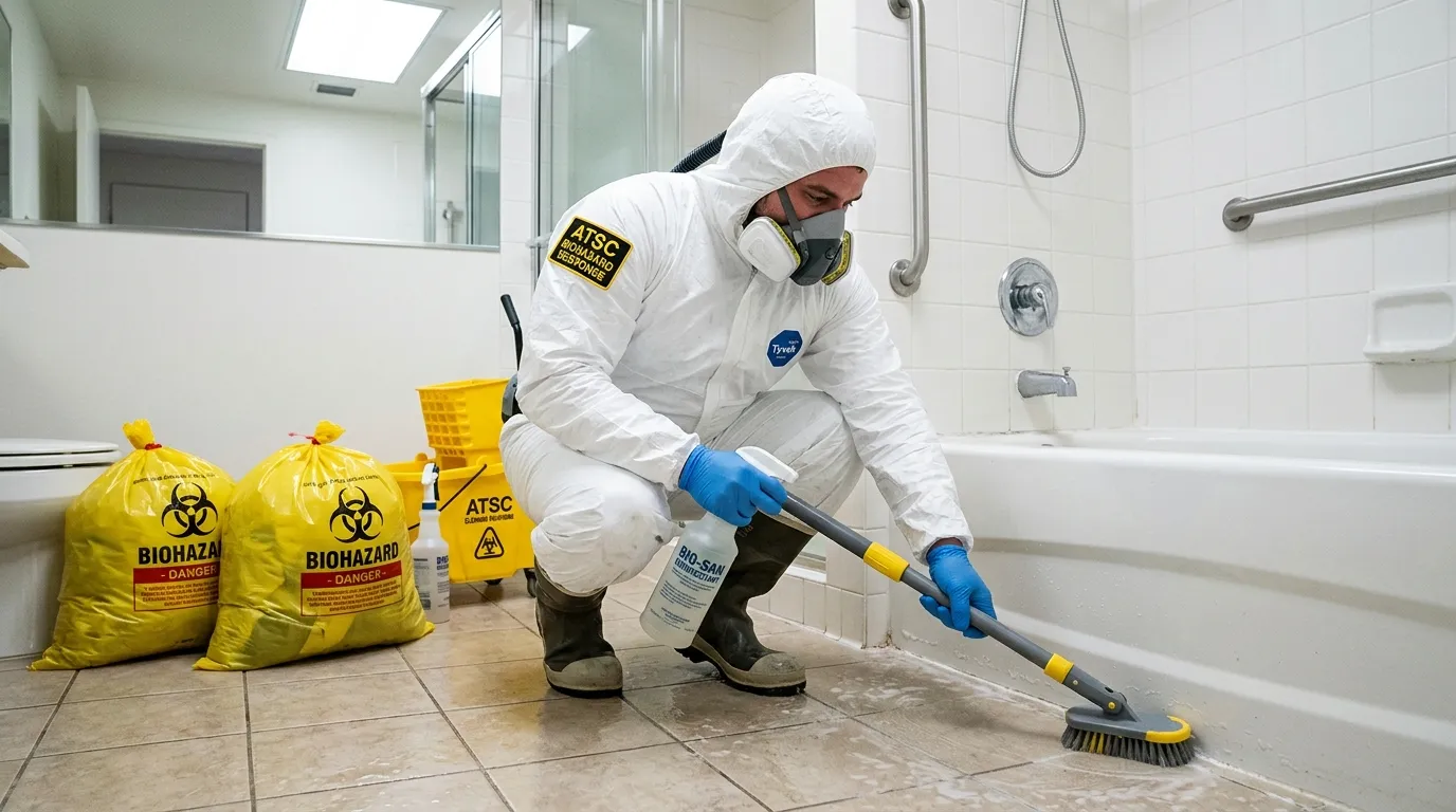 Decontamination equipment deployed for Blood Cleanup in Washington Square